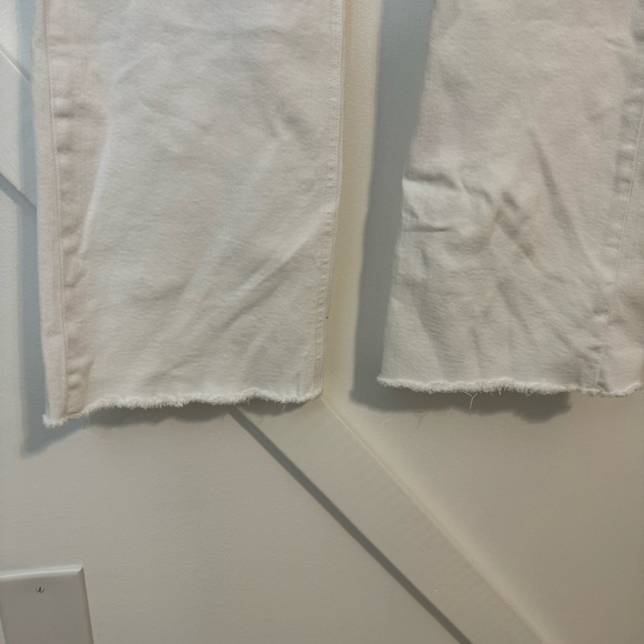 Rag & Bone Nina High Rise Skinny Ankle Flare Denim Jeans White Sz 33 - Picture 4 of 13